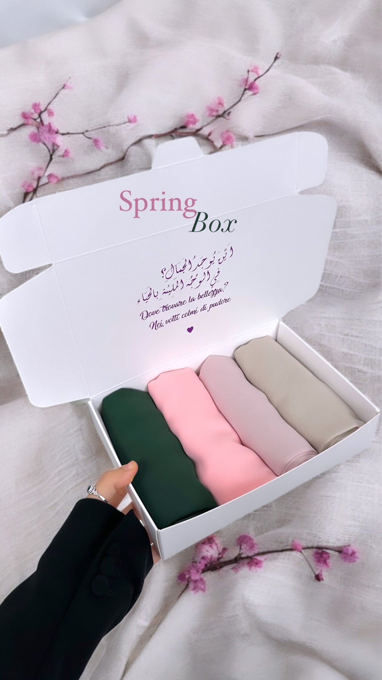 Box 4 chiffon crepe