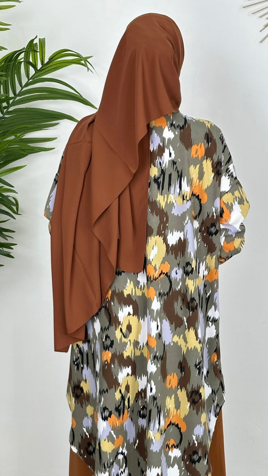 Painted Camicia Verde Militare