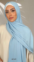 Carica l'immagine nel visualizzatore della galleria, Hijab PREMIUM CHIFFON Azzurro Cielo

