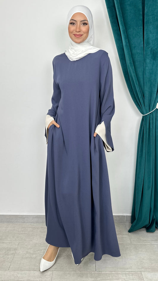 Abaya Classic Flow Blu