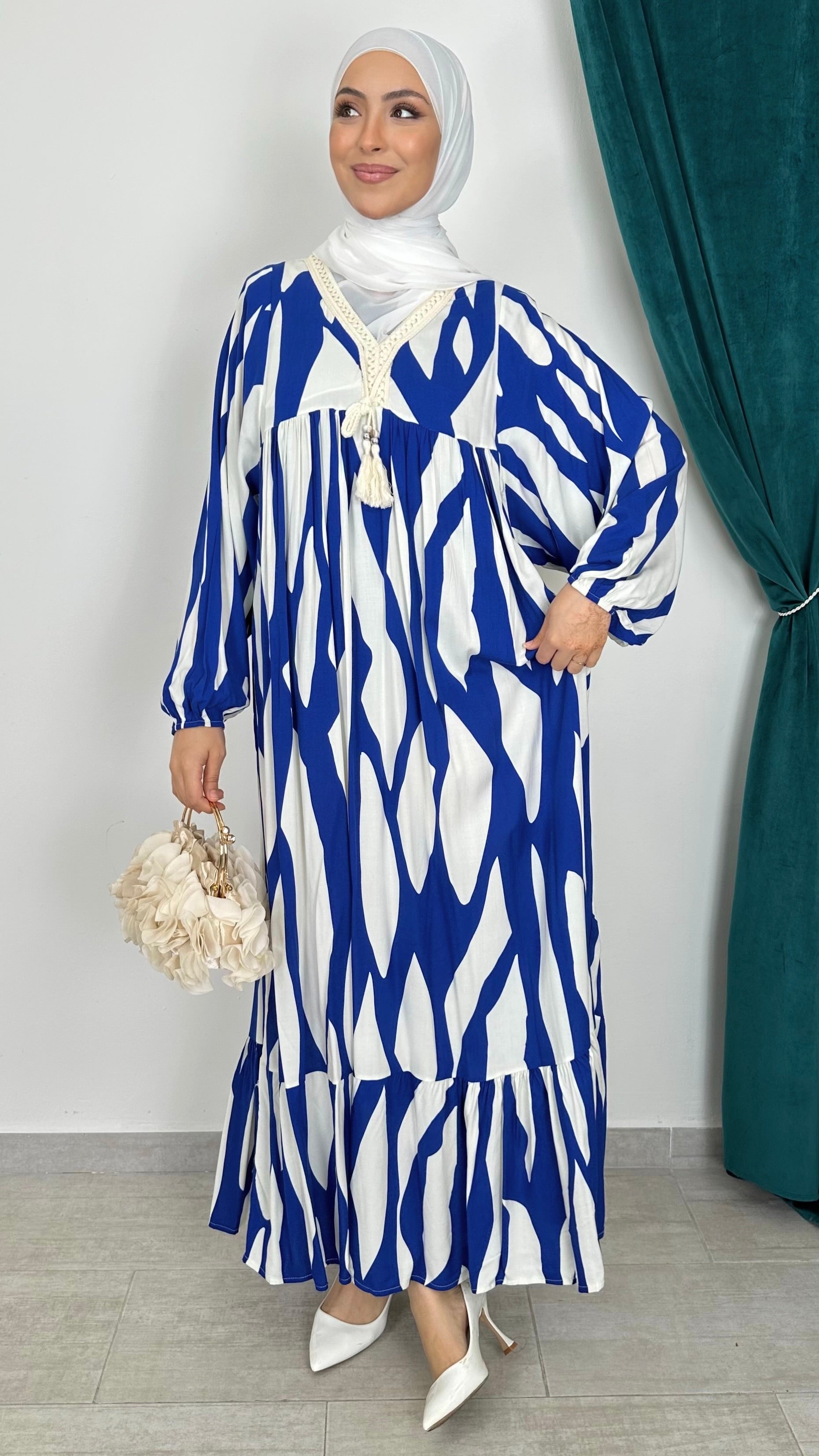 Vestito oversize maniche larghe