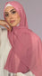 Hijab Chiffon Rosa