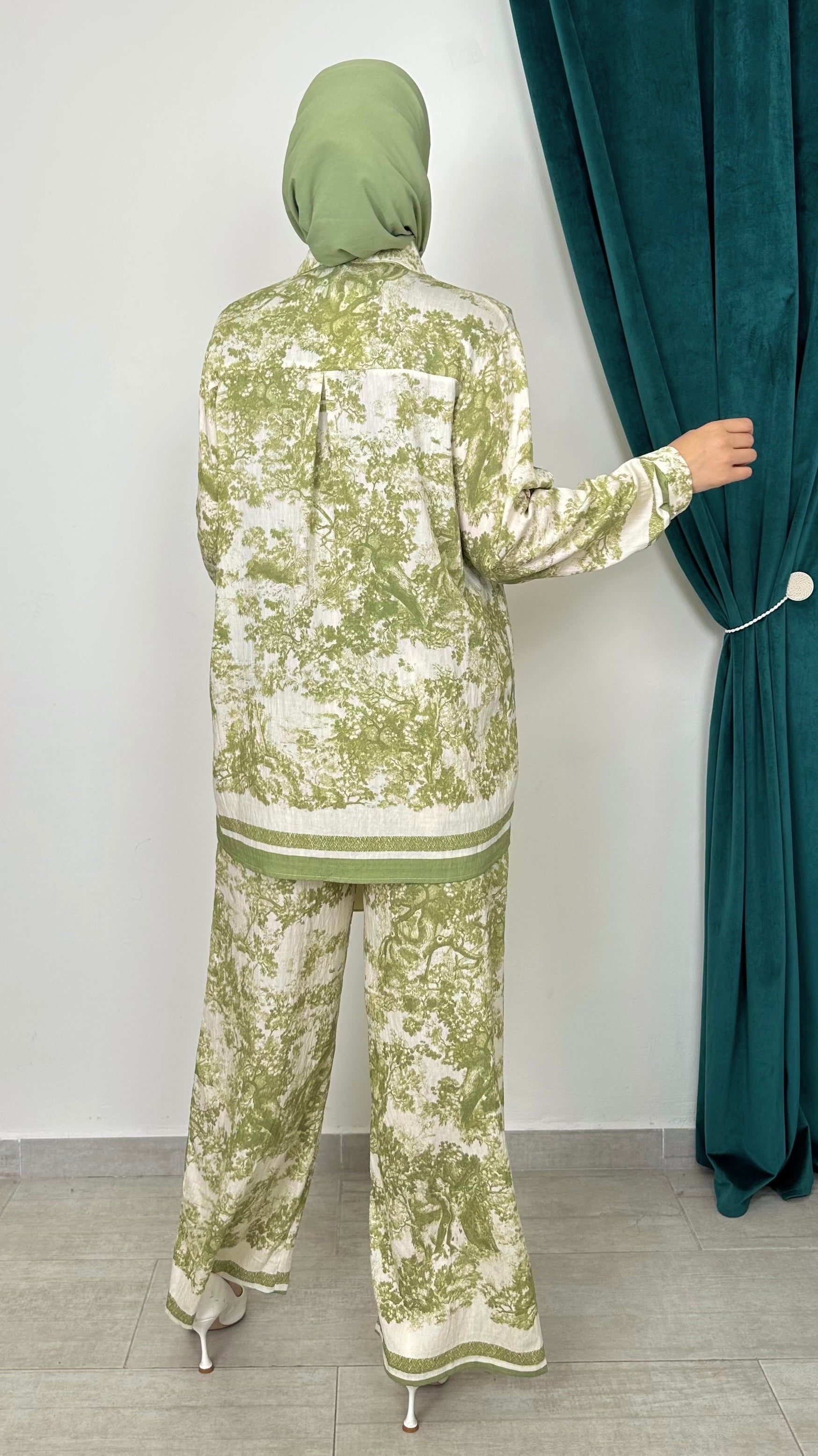 Vivelle set verde - Hijab Paradise 