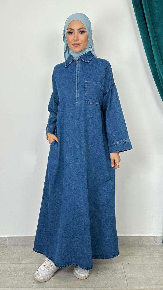 Abito Denim Zaya - Hijab Paradise 