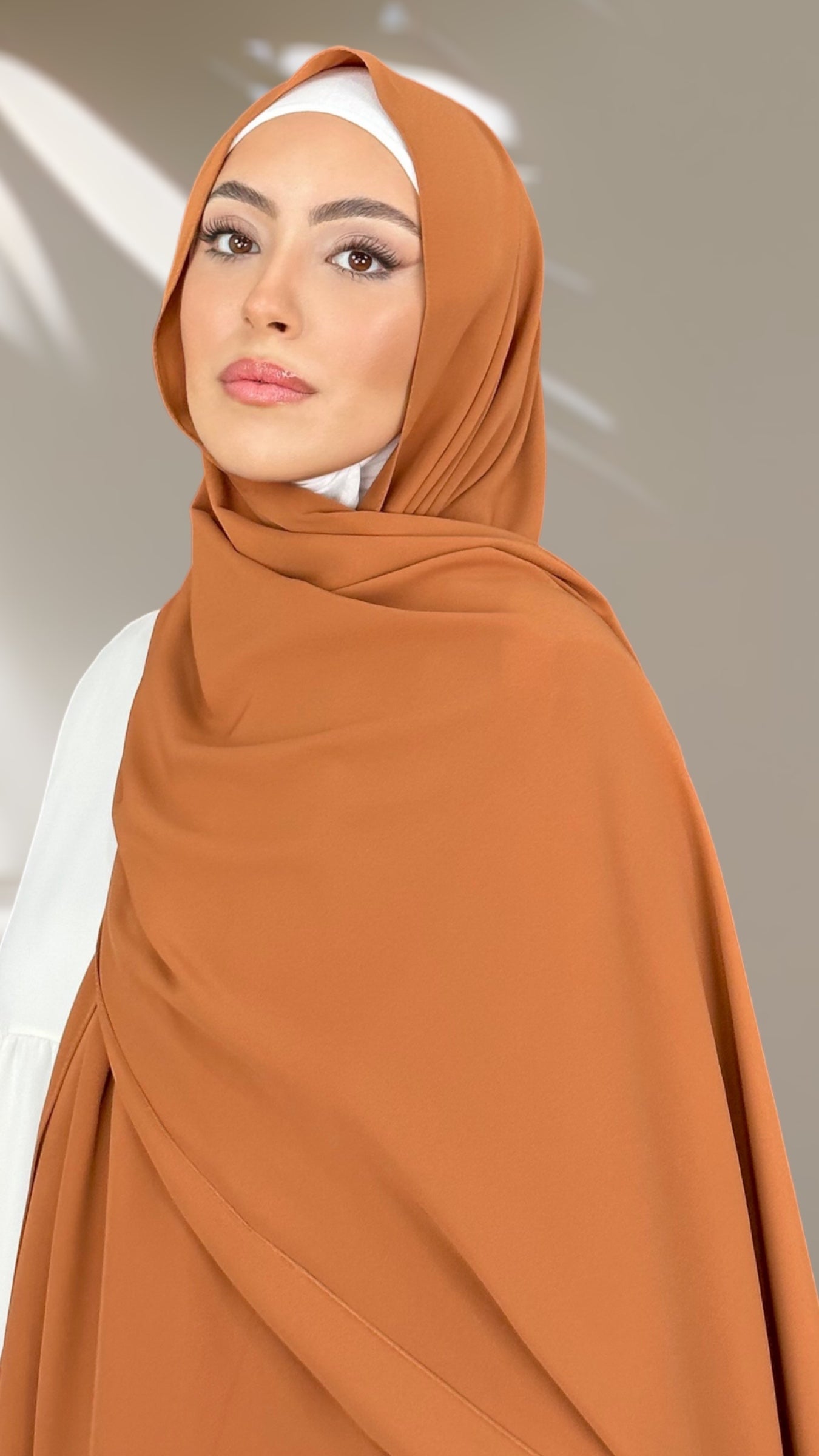 Hijab PREMIUM CHIFFON Camel