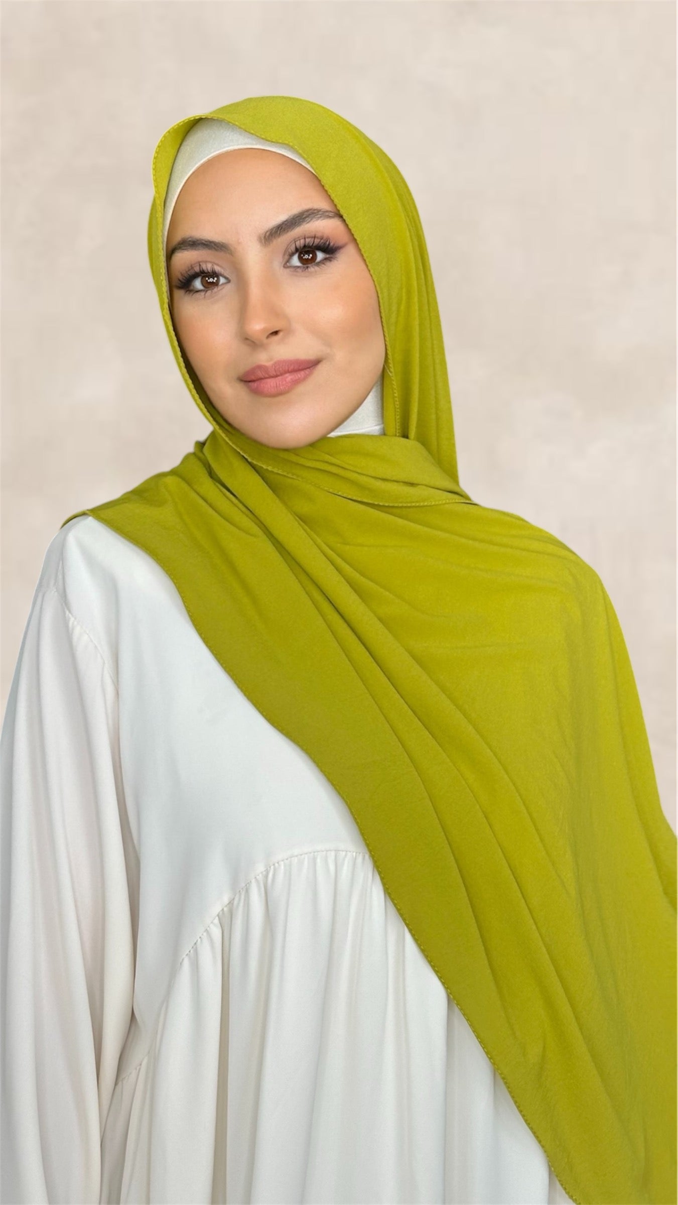 Slim Hijab Verde Lime