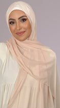 Load image into Gallery viewer, Hijab Chiffon Crepe pelle chiaro - Hijab Paradise Hijab, chador, velo, turbante, foulard, copricapo, musulmano, islamico, sciarpa,  trasparente, chiffon crepe
