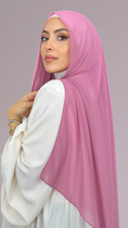 Bild in Galerie-Betrachter laden, Hijab Chiffon Crepe Lampone
