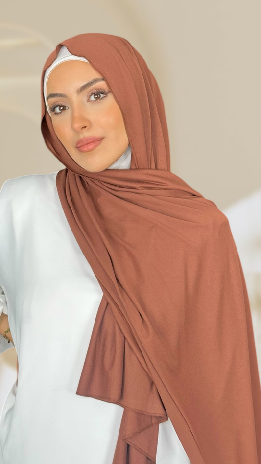 Hijab Jersey rocher-orlo Flatlock