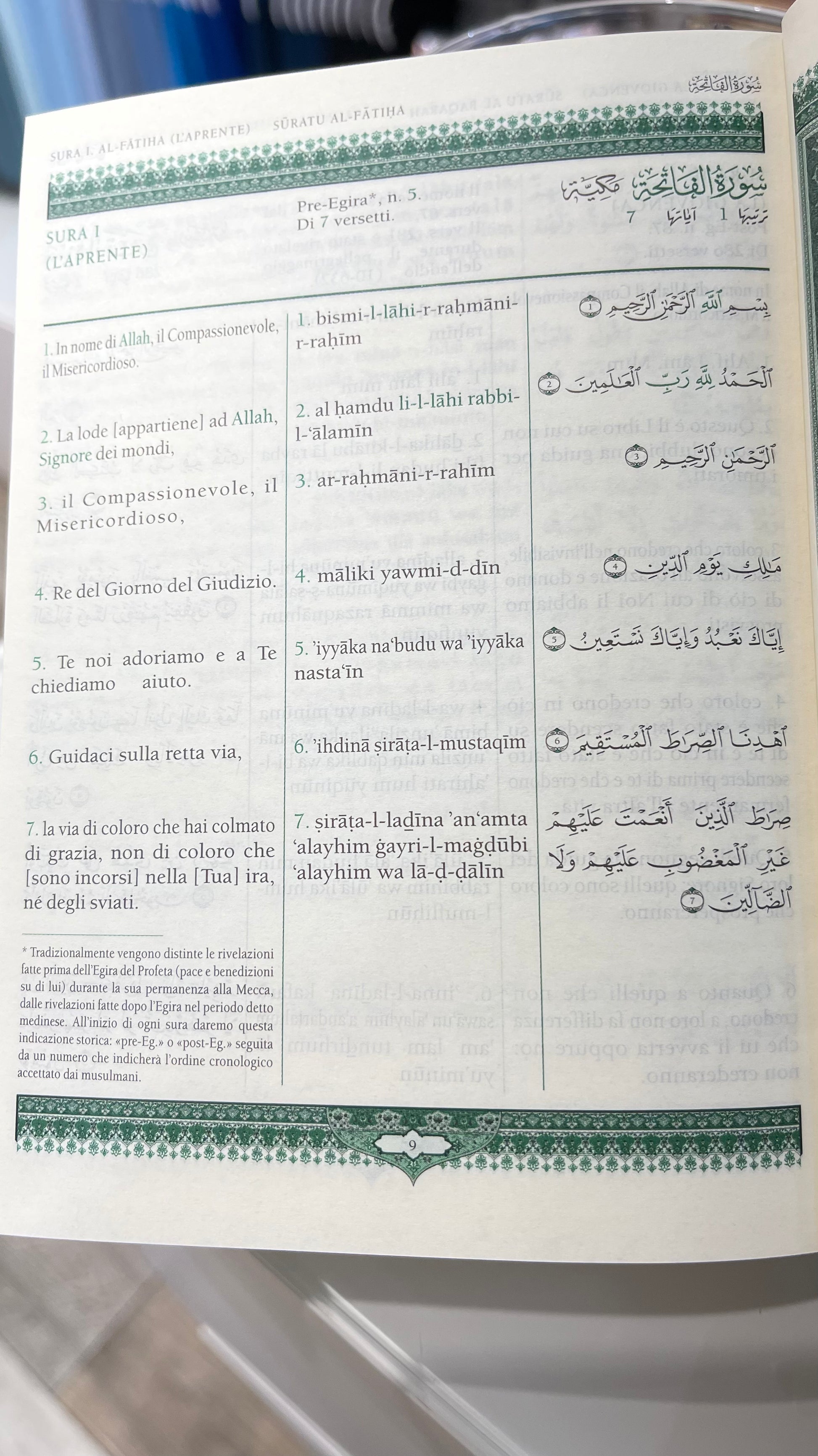 Corano traslitterato con traduzione in italiano - Hijab Paradise 