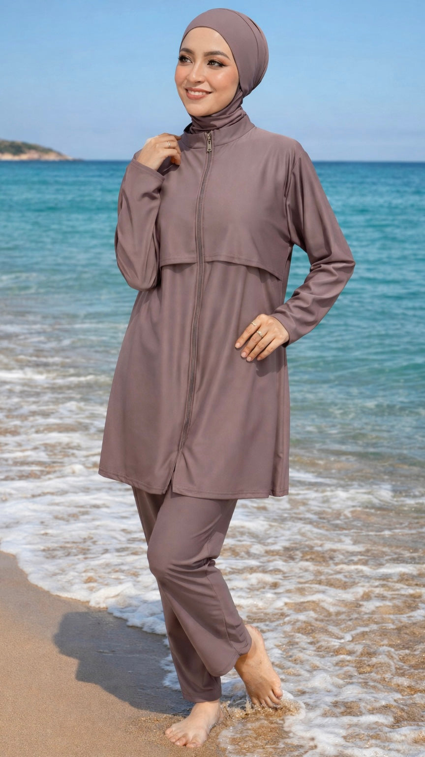 Burkini Modest Fit - taupe