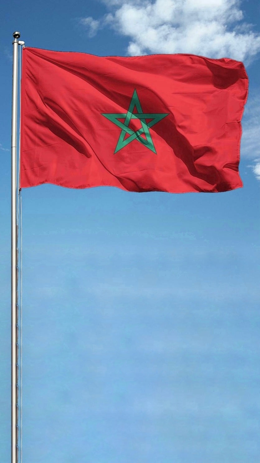 Bandiera marocco grande