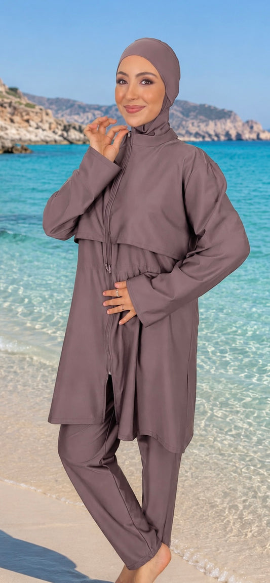 Burkini Modest Fit - taupe