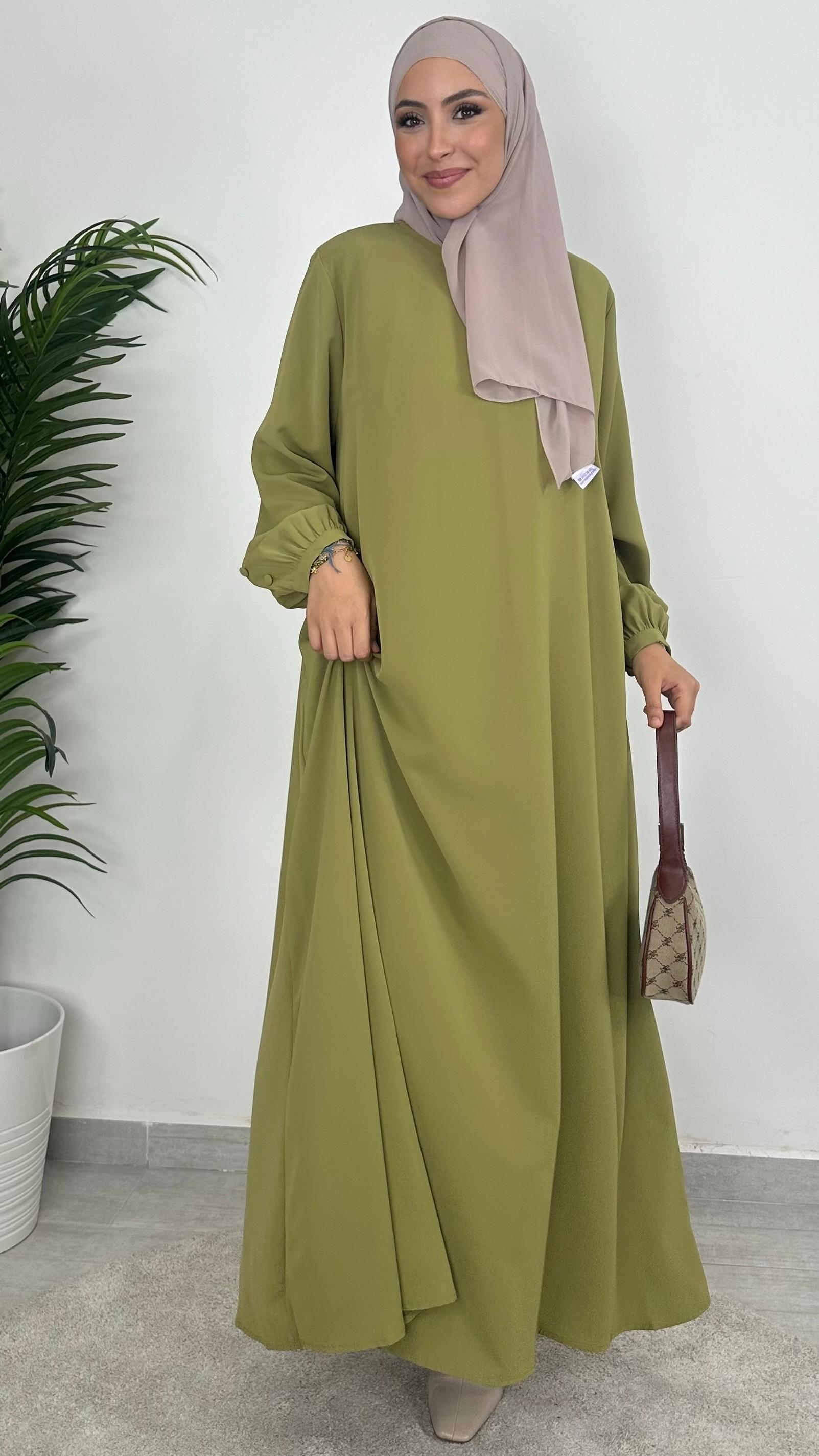 Abaya leisurely verde