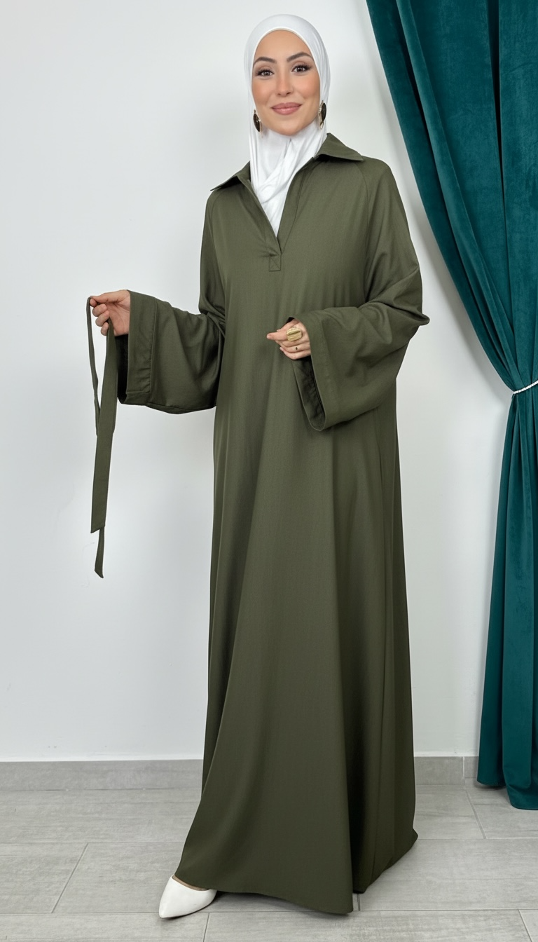 Abito Cocoa Belt Elegance Verde