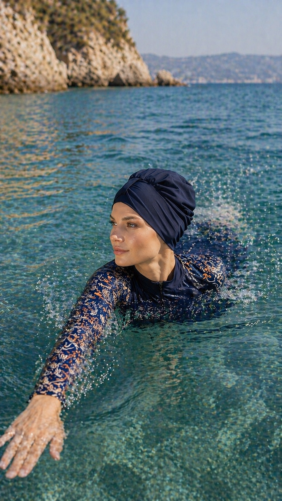 Burkini Marina Flow – blu notte