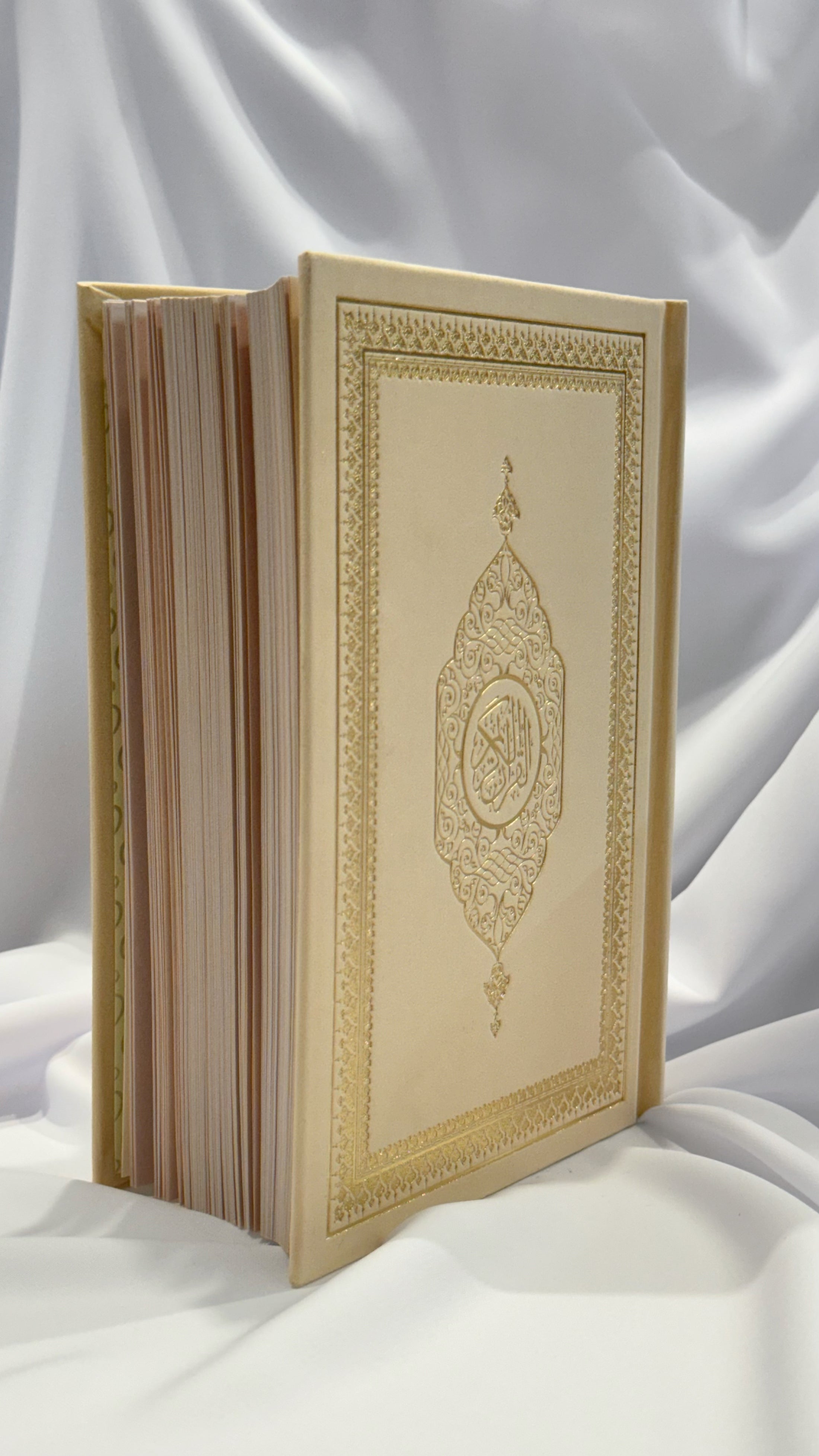 Corano copertina vellutata hafs 14x20 cm