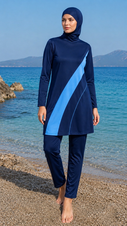 Burkini Lina - Azzurro