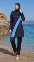 Carica l'immagine nel visualizzatore della galleria, Burkini Lina - Azzurro
