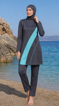 Carica l'immagine nel visualizzatore della galleria, Burkini Lina - Verde acqua
