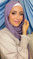 Hijab crinckle crepe malva