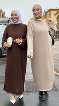 Carica l'immagine nel visualizzatore della galleria, Vestito maglione maniche sewing- Hijab Paradise - donna musulmana -vestito lungo - hijab - vestito elegante - tacchi - stivali
