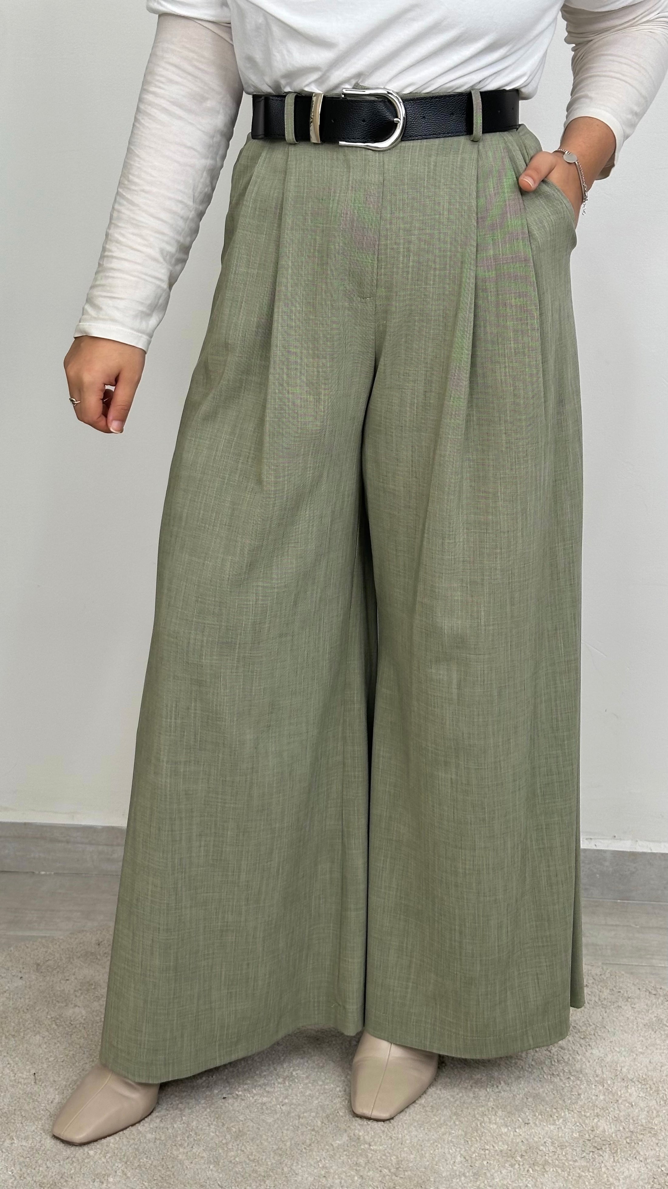 Pantaloni Classic Verde