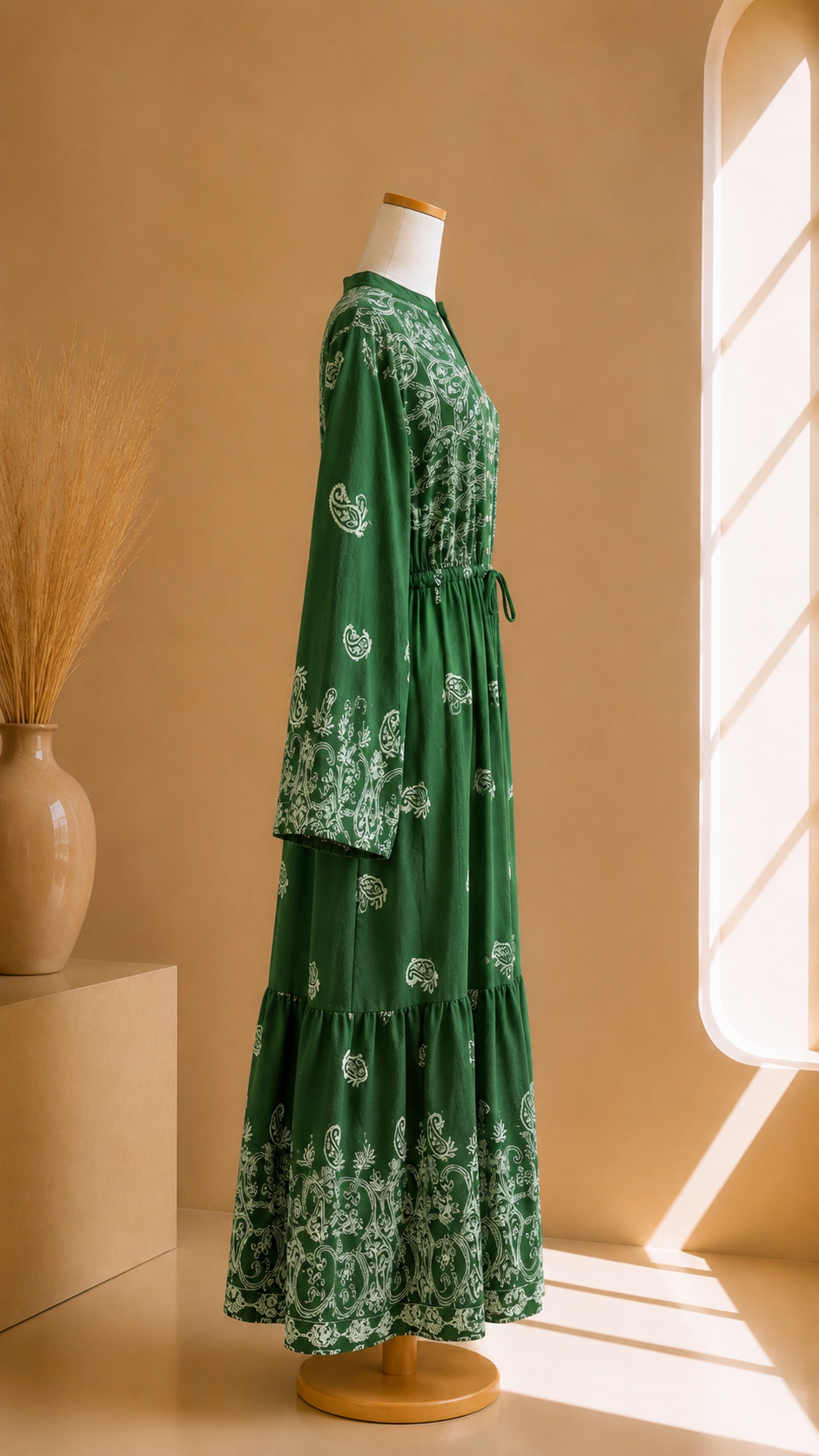 Abito Royal Paisley Verde Siepe