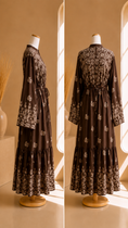 Carica l'immagine nel visualizzatore della galleria, Abito Royal Paisley Marrone
