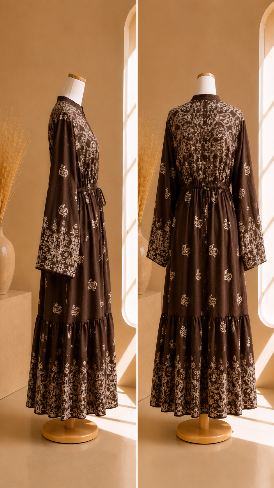 Abito Royal Paisley Marrone