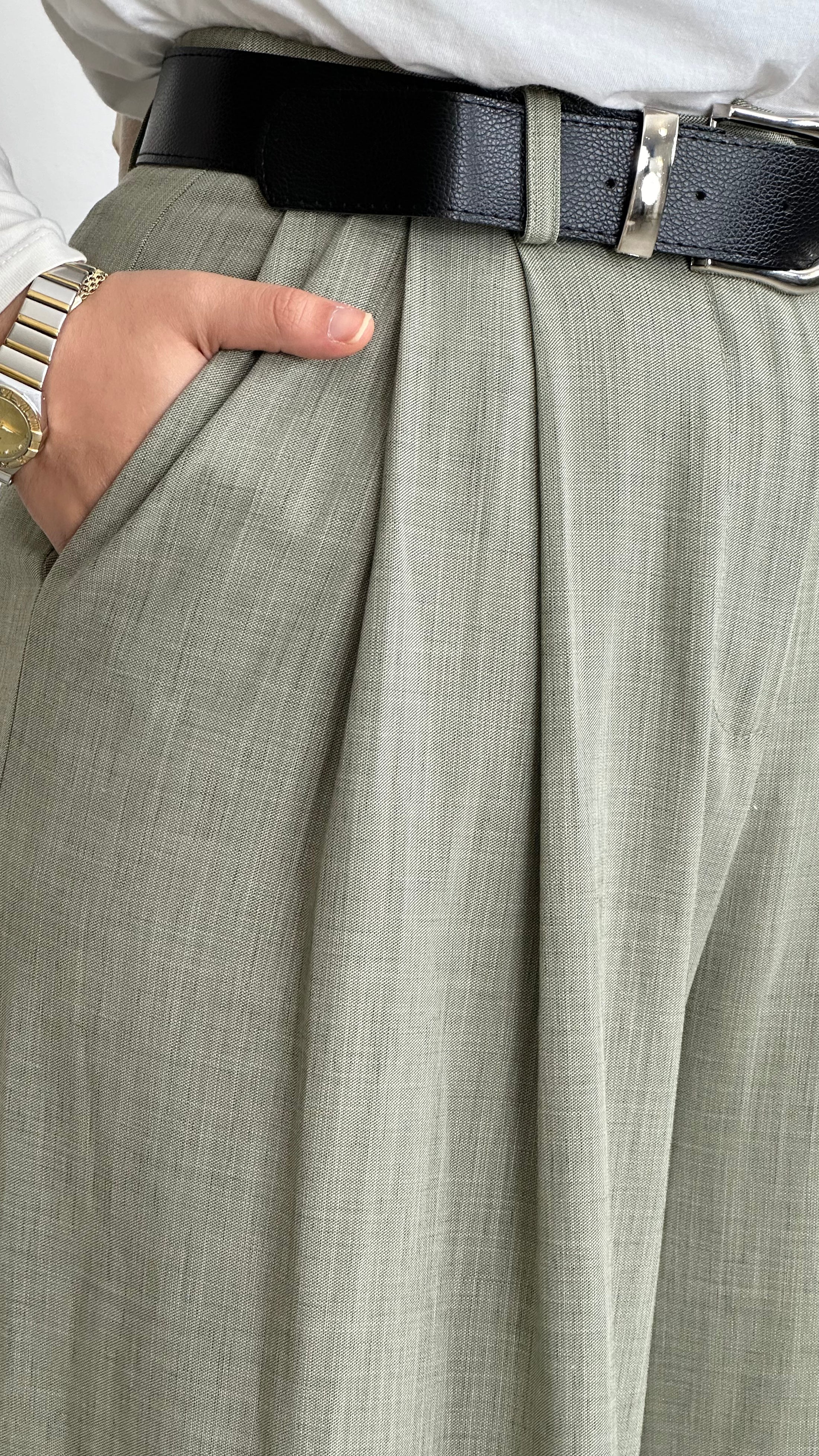 Pantaloni Classic Verde