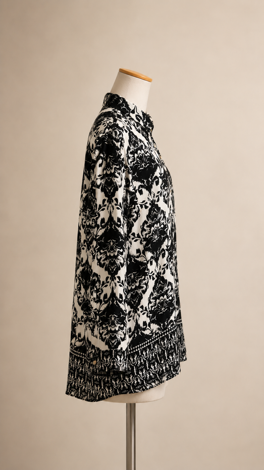 Camicia Arabesque Nera