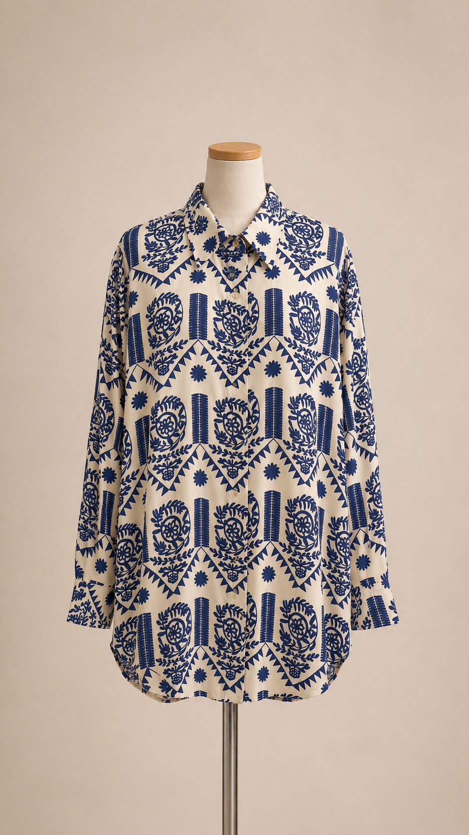 Camicia Virelle Blu Royal