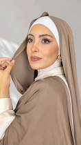 Bild in Galerie-Betrachter laden, Jersey Hijab - Ghiaia Chiaro - Hijab Paradise 
