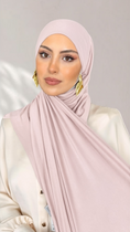 Carica l'immagine nel visualizzatore della galleria, Jersey Hijab - Lilla Rosato - Hijab Paradise 
