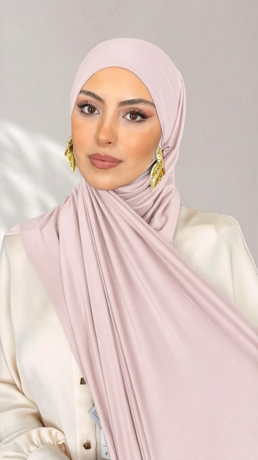 Jersey Hijab - Lilla Rosato