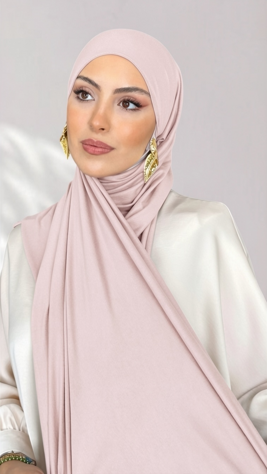 Jersey Hijab - Lilla Rosato