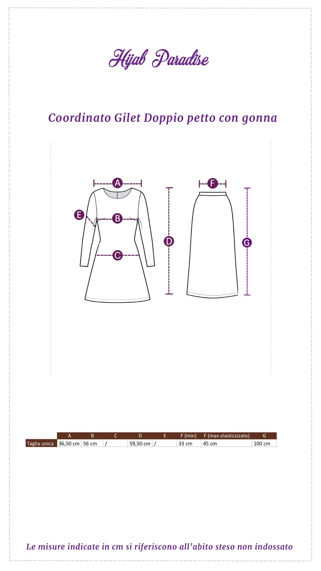 Coordinato Gilet Doppio petto con gonna