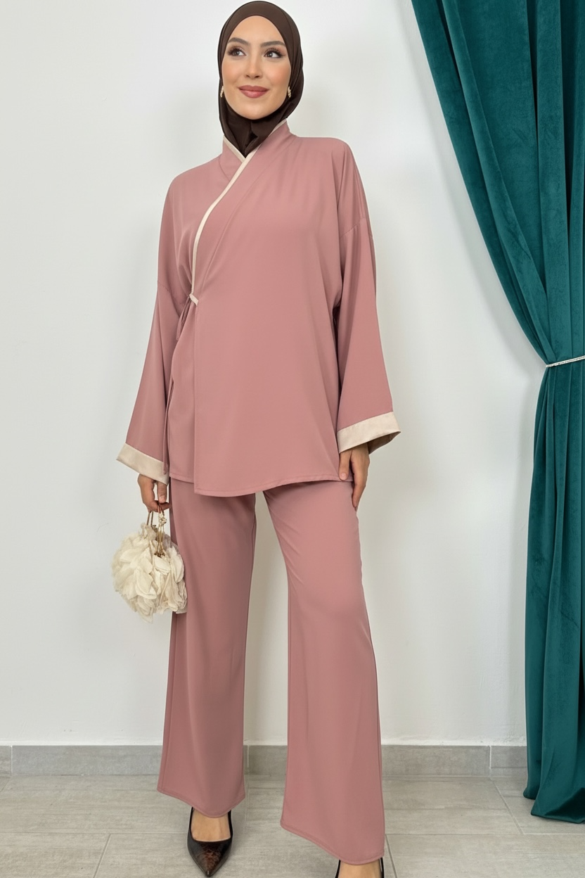 Coordinato Kimono con Pantalone