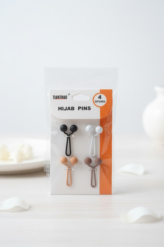 Set 4 fermaveli per hijab - Hijab Paradise 