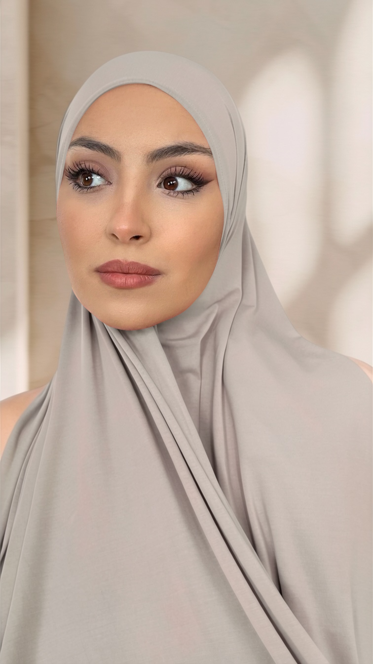 Bamboo Hijab Grigio