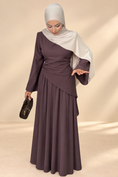 Charger l'image dans la visionneuse de la galerie, Elara Flow Set Burgundi - Hijab Paradise 
