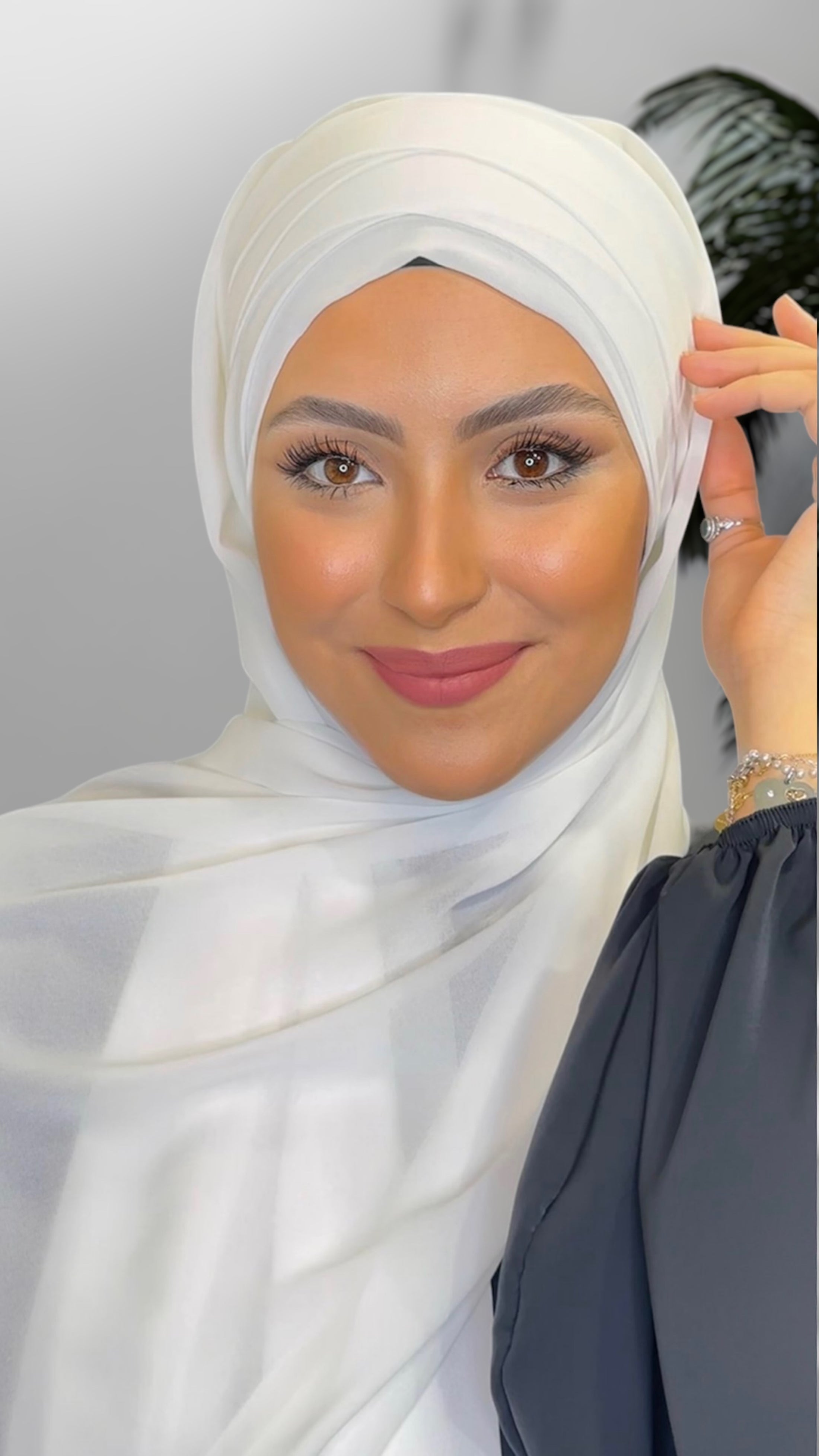 Quick Hijab Cream White