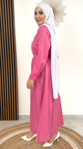 Carica l'immagine nel visualizzatore della galleria, Vestito lungo, bottoni, laccio vita, Hijab Paradise
