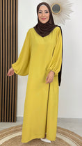 Bild in Galerie-Betrachter laden, Vestito a palloncino, Hijab Paradise, tacchi bianchi, maniche larghe, hijab, donna musulmana, abaya
