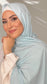 Hijab PREMIUM CHIFFON Verde acqua chiaro