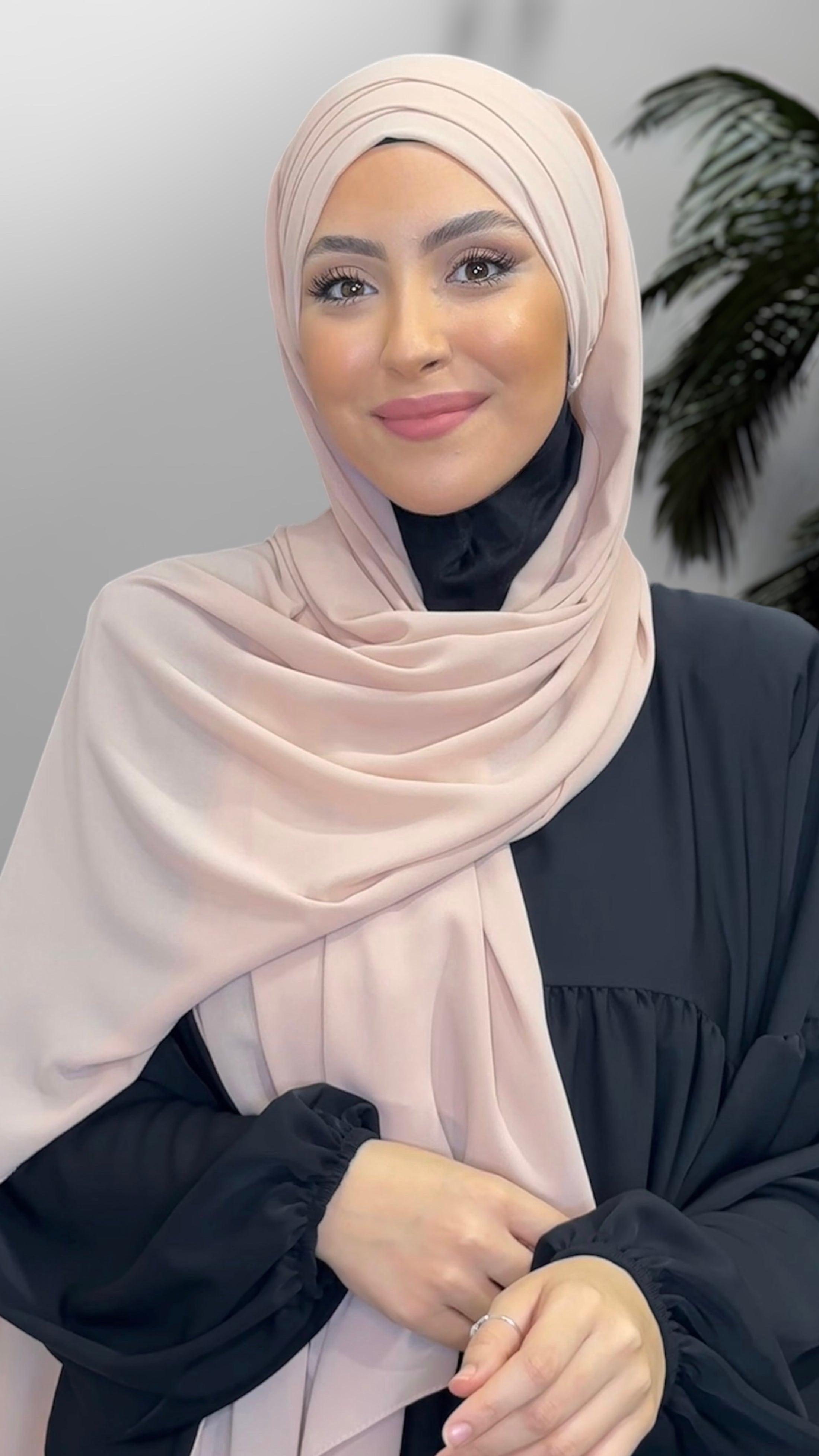 Hijab Rapide Rose Poudré