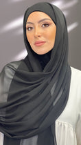 Carica l'immagine nel visualizzatore della galleria, Hijab, chador, velo, turbante, foulard, copricapo, musulmano, islamico, sciarpa, Tube Hijab Nero
