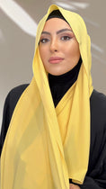 Carica l'immagine nel visualizzatore della galleria, Hijab PREMIUM CHIFFON Giallo pastello
