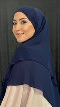 Load image into Gallery viewer, Hijab, chador, velo, turbante, foulard, copricapo, musulmano, islamico, sciarpa, Chiffon Two Layers

